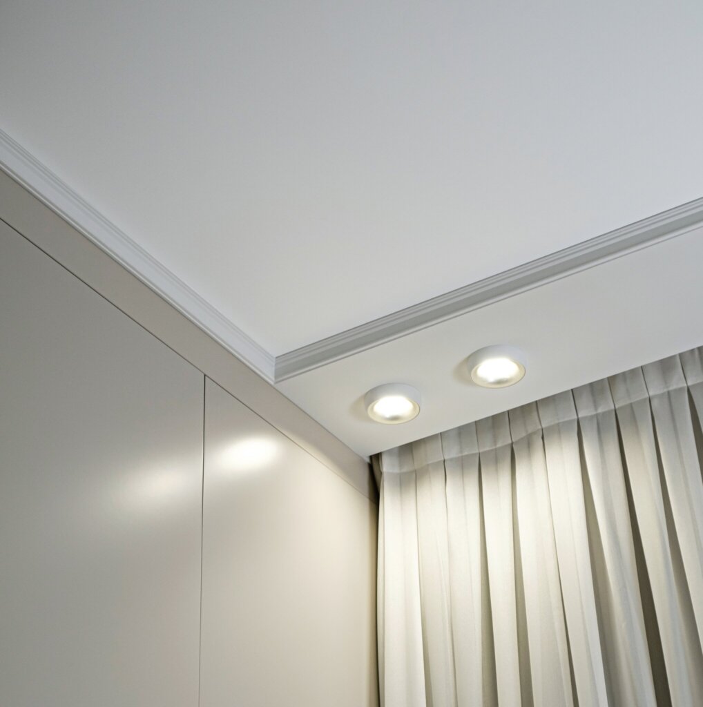 Sufit napinany w salonie – styl, funkcjonalność i wygoda na lata - foto-3